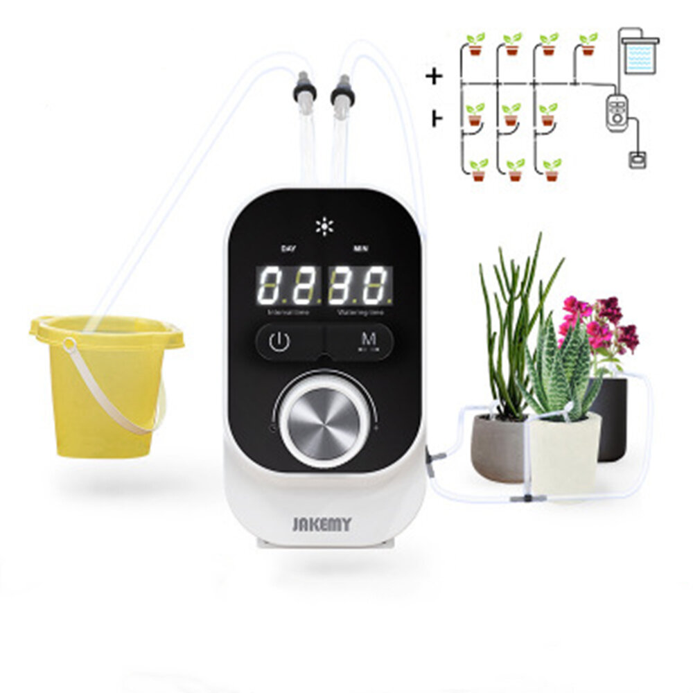 JAKEMY Automatic Drip Irrigation Kit Mini Size High Power Indoor Flower Pot Automatic Irrigation System