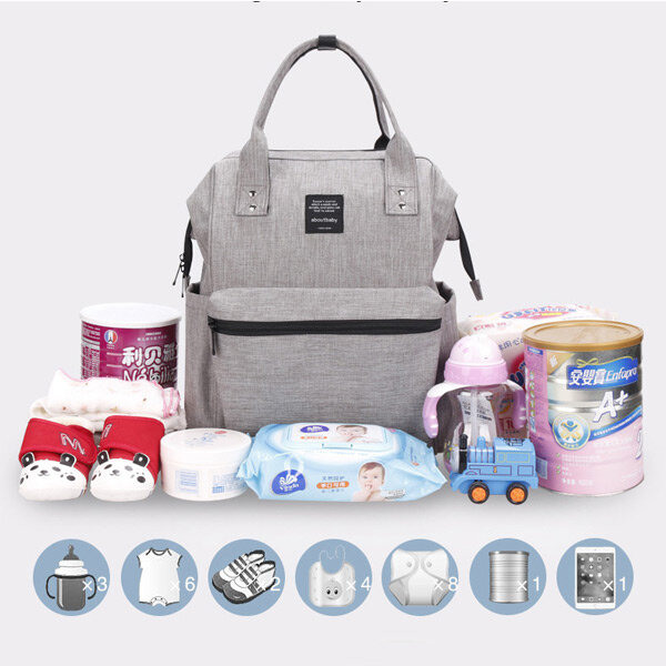 

Vvcare BC-MB01 Большой подгузник для подгузников Mummy Сумка Tote для беременных Детский уход Рюкзак для путешествий