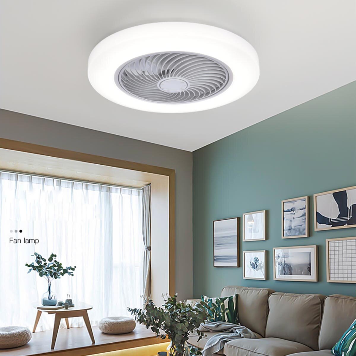 Smart Plafond Ventilator Fans Met Verlichting Afstandsbediening Slaapkamer Decor Ventilator Lamp 52 