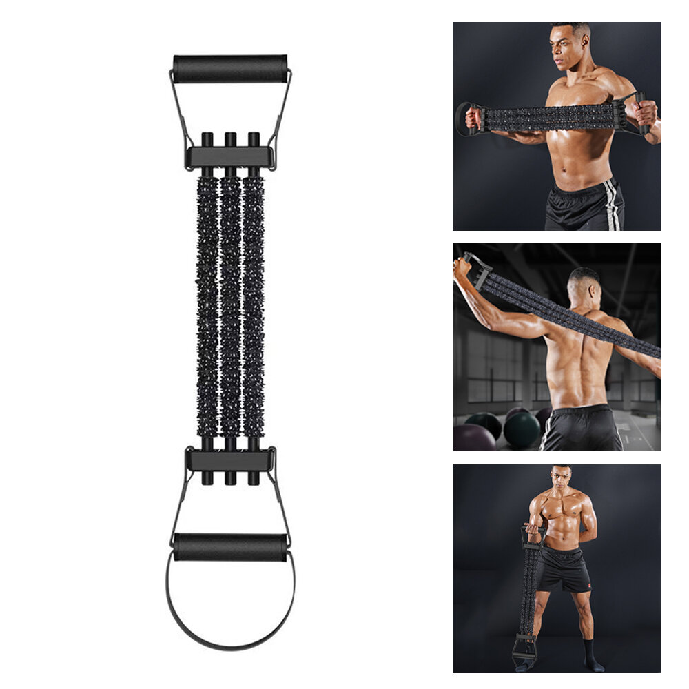 

MIKING Multifunction Chest Expander 45/60/90lb Arm Chest Strength Trainer Resistance Bands Home Gym Fitness