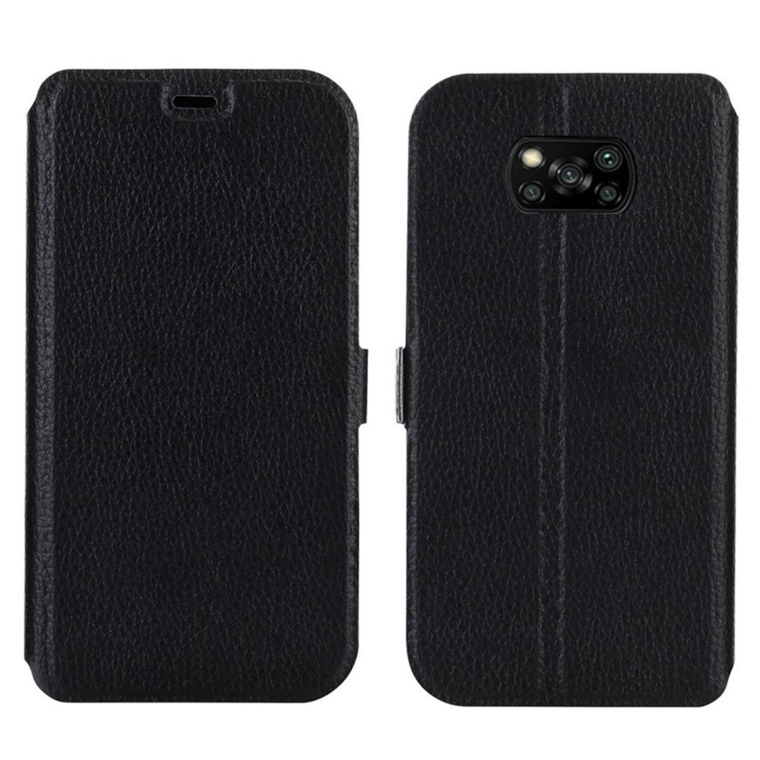 

Bakeey for POCO X3 PRO /POCO X3 NFC Case Litchi Pattern Magnetic Flip with Card Slot Foldable Stand Shockproof PU Leat