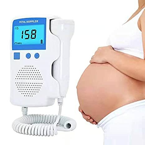 

Doppler Fetal Heart Rate Monitor Baby Heartbeat Detector Health Prenatal Probe Intelligent Dynamic Monitoringor for Preg