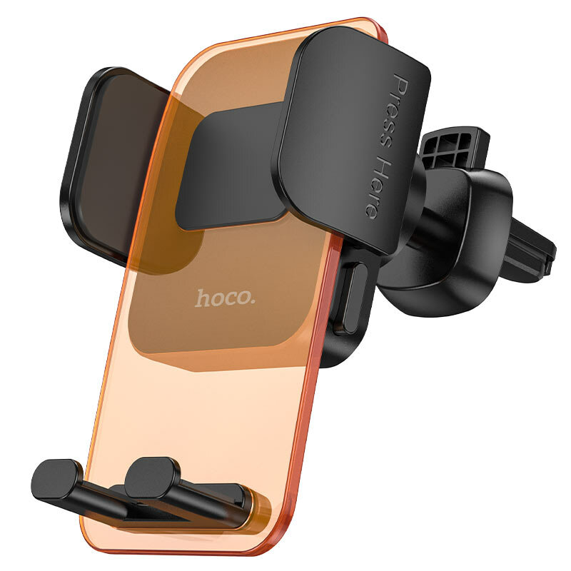 HOCO CA117 Air Outlet Car Holder Holder Stand Bracket for 4.5-7 inches Mobile Phones for 66-86mm Width for iPhone 14 13