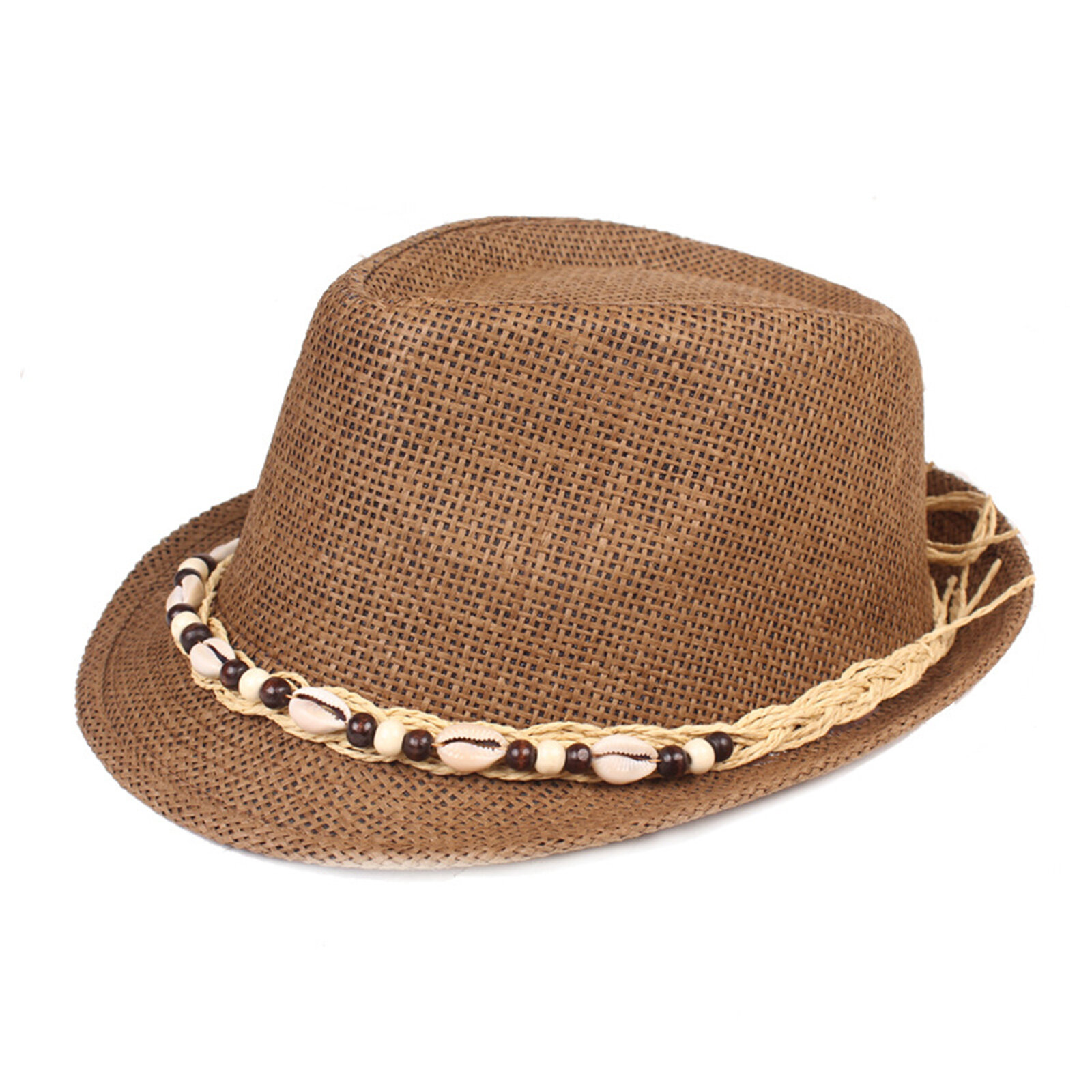 Men Straw Casual Vacation All-match Breathable Sunshade Top Hats Flat Hats