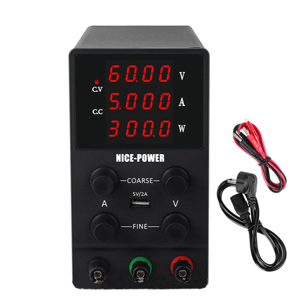 NICE-POWER SPS605 60V 5A Lab Bench DC Power Supply Digital Switching Laboratory Power Feeding Current Stabilizer Voltage