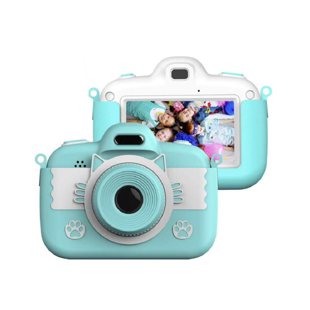 C7 Dual Lens 3000w Pixels Kindercamera Digitaal 3-inch scherm Selfie High-definition touchscreen Bed