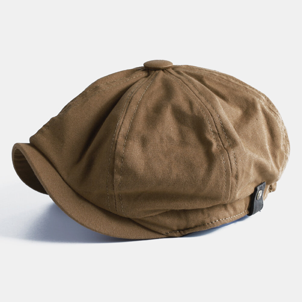 

Collrown Men Vintage Painter Beret Caps Octagonal Newsboy Cap Cabbie Ivy Flat Hat