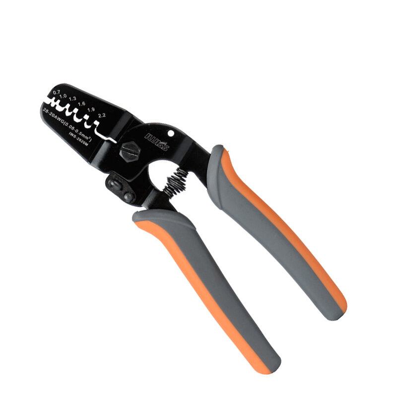 Easyelec IWISS Mini Microo Open Barrel Crimping Tools Crimper Plier Terminal For 28-20AWG JAMM, Molex, Tyco, JST Termina