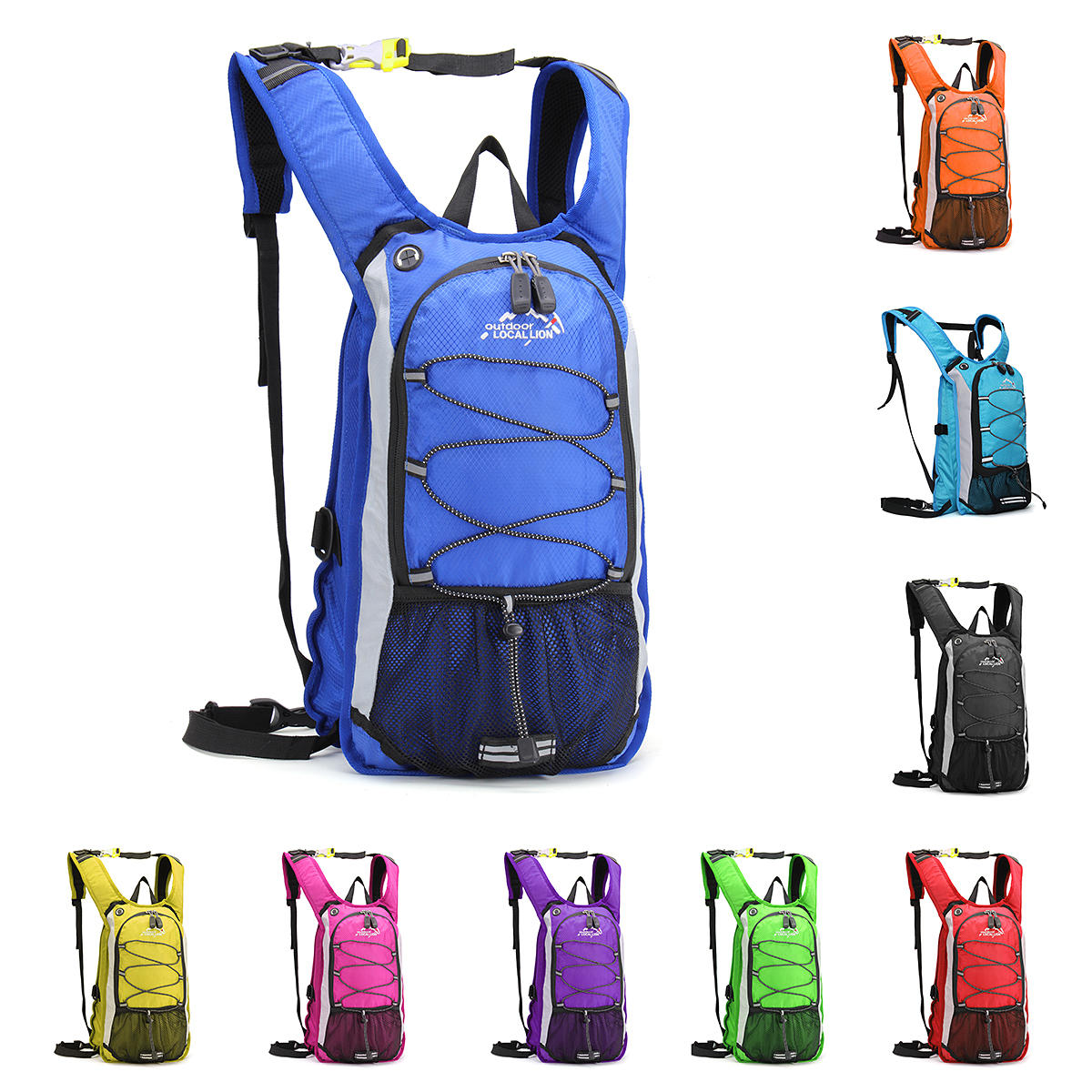 CAMTOA Outdooors Package Waterproof Nylon Shoulder Bag Riding Climbing Hiking Light Weight Backpack