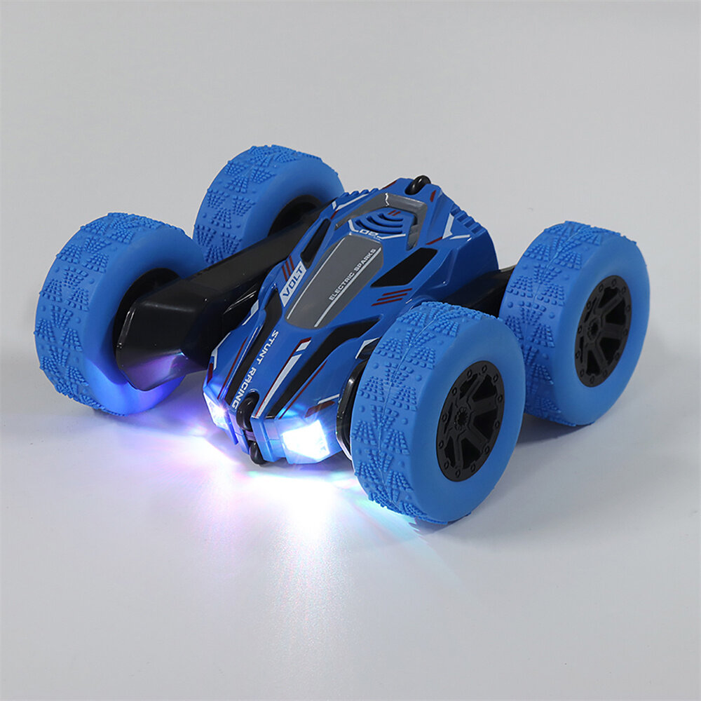 RC Stunt Car 2.4G 4WD 360? Rotate LED Lights Remote Control Off Road Double Sided Vehicles Model Kid