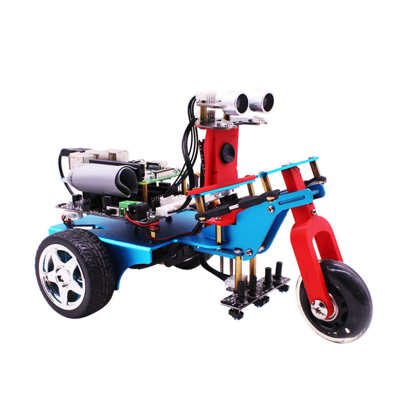 

Умный робот Yahboom Trikebot с WiFi камера Робот DIY Набор с платой Raspberry Pi для Raspberry Pi 4B / 3B +