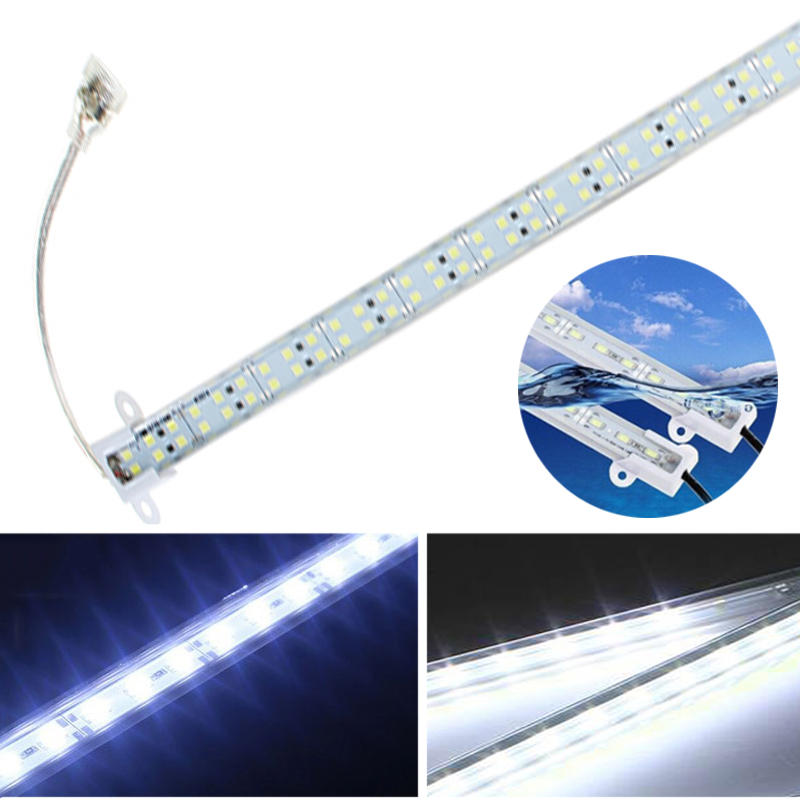 1PCS 12V 10W 5630led Hard Light Bar IP65 Waterproof Aluminum Alloy White Lamp Strip 