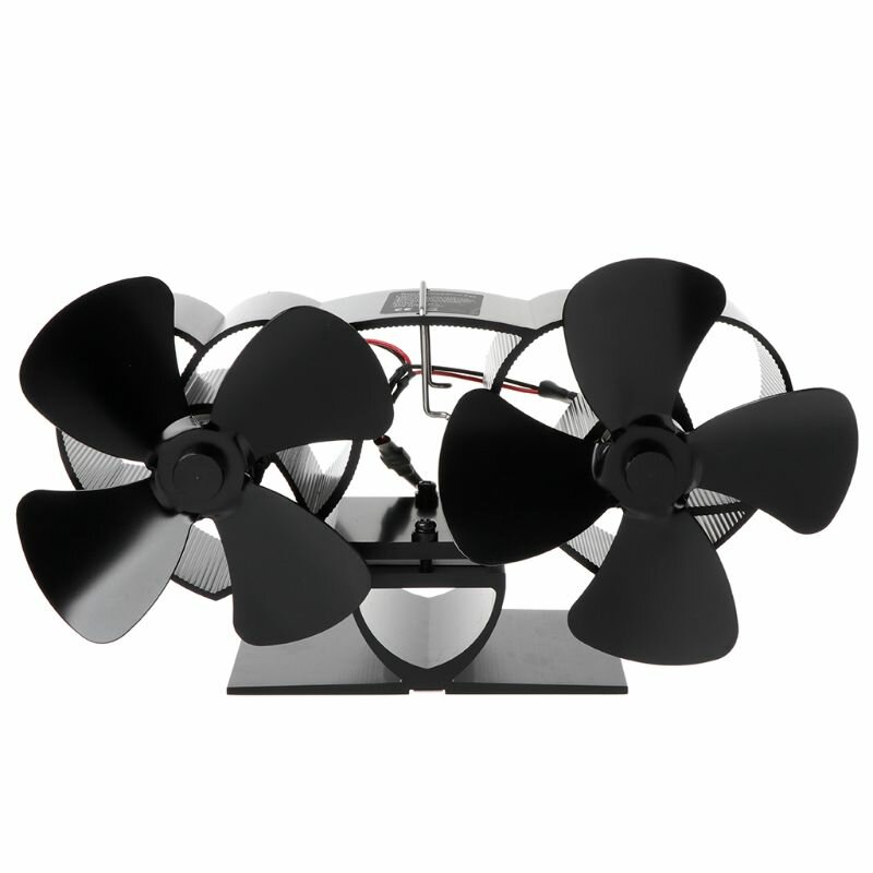 YL301 8 Blades Fireplace Fan Stove Fan Heated Fan Heat Powered Eco Fan