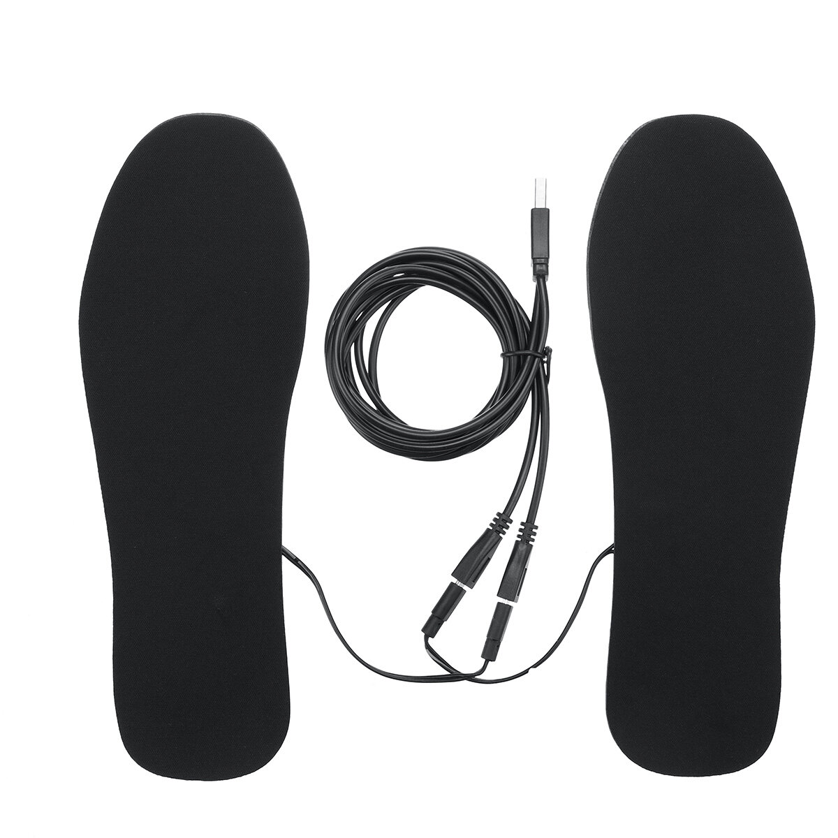 Semelles chauffantes électriques pour chaussures USB, chauffe-pieds à film électrique, chaussettes chaudes pour les sports d'hiver, accessoires de sport d'hiver.