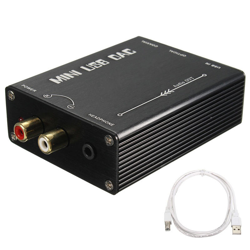 HIFI USB to S/PDIF Optical Coaxial Analog Audio Converter DA