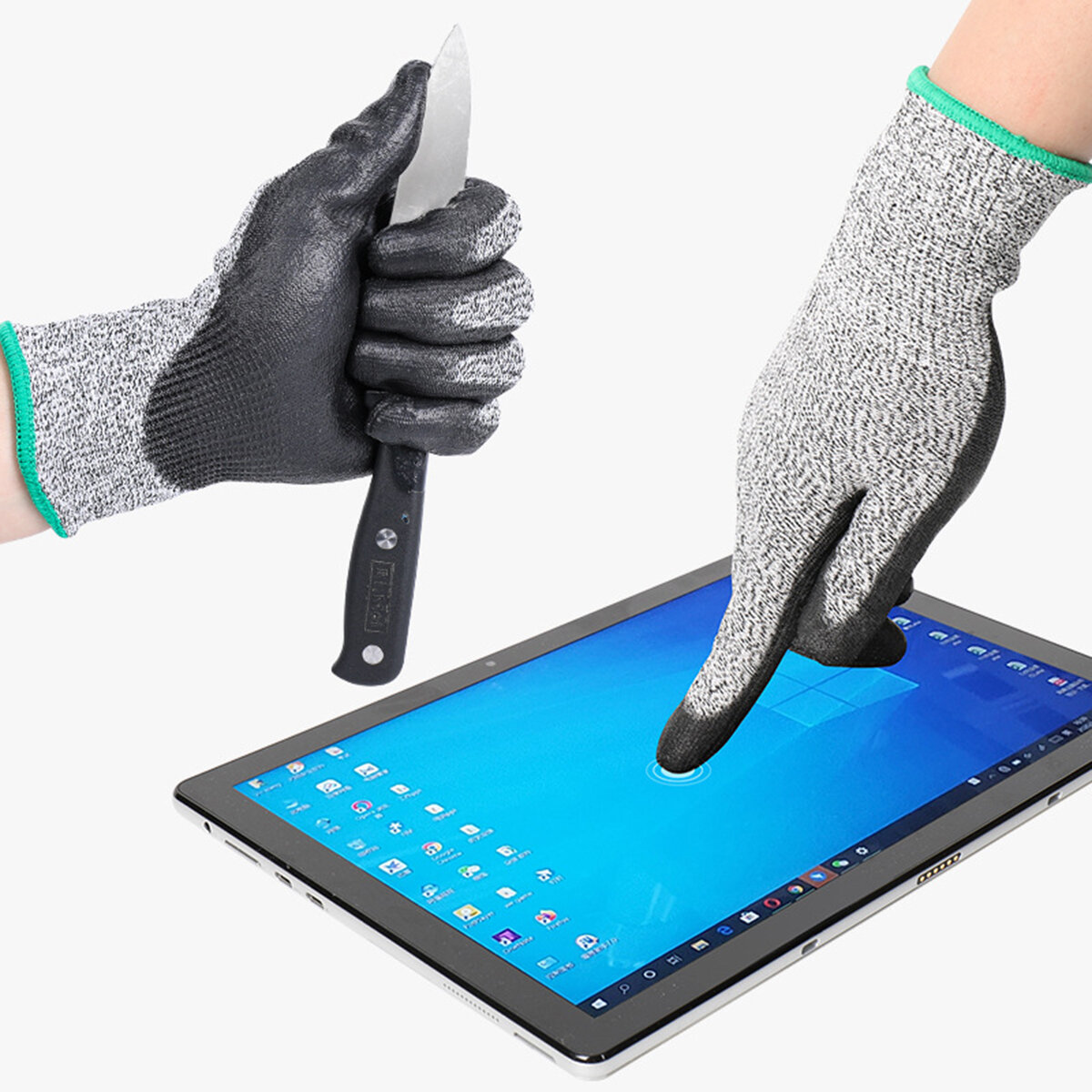

Anti-cut Work Gloves Safety Cut Resistant Level 5 Protection Touch Screen Glove