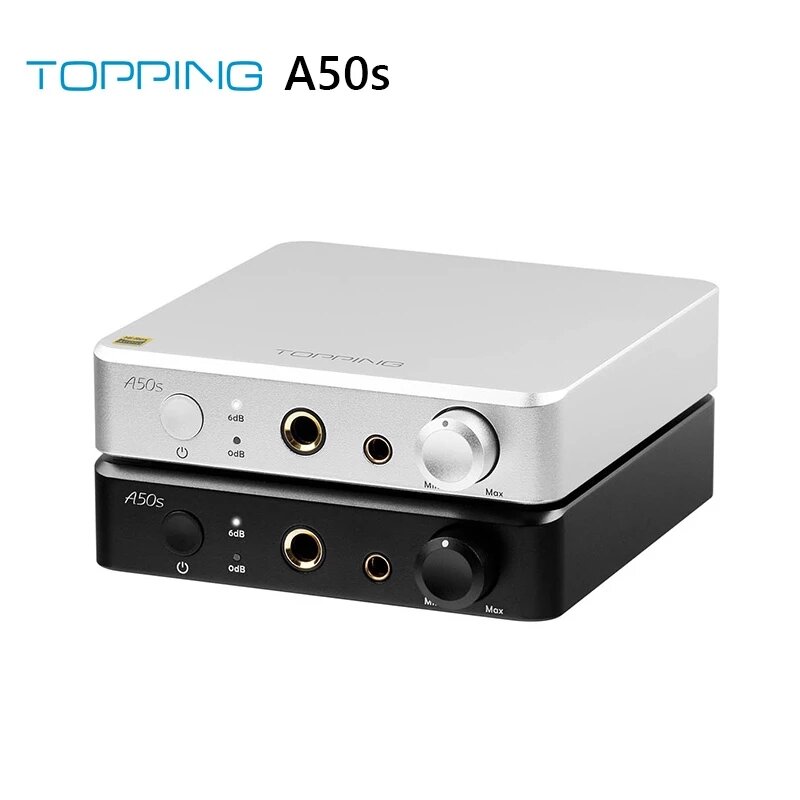 

TOPPING A50S 4.4mm Balanced 6.35mm Single-Ended Flagship NFCA Hi-Res Audio Pre AMP Headphone Amplifier