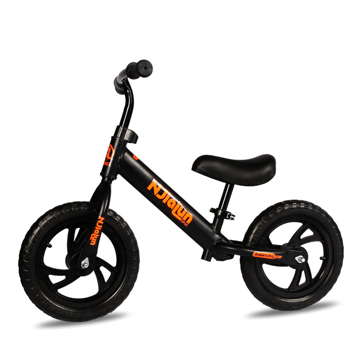 12inch Kid Balance Bike Adjustable Height No-Pedal Childrens Balance Bike Beginner Rider Training Push Bike for 2-6 Year