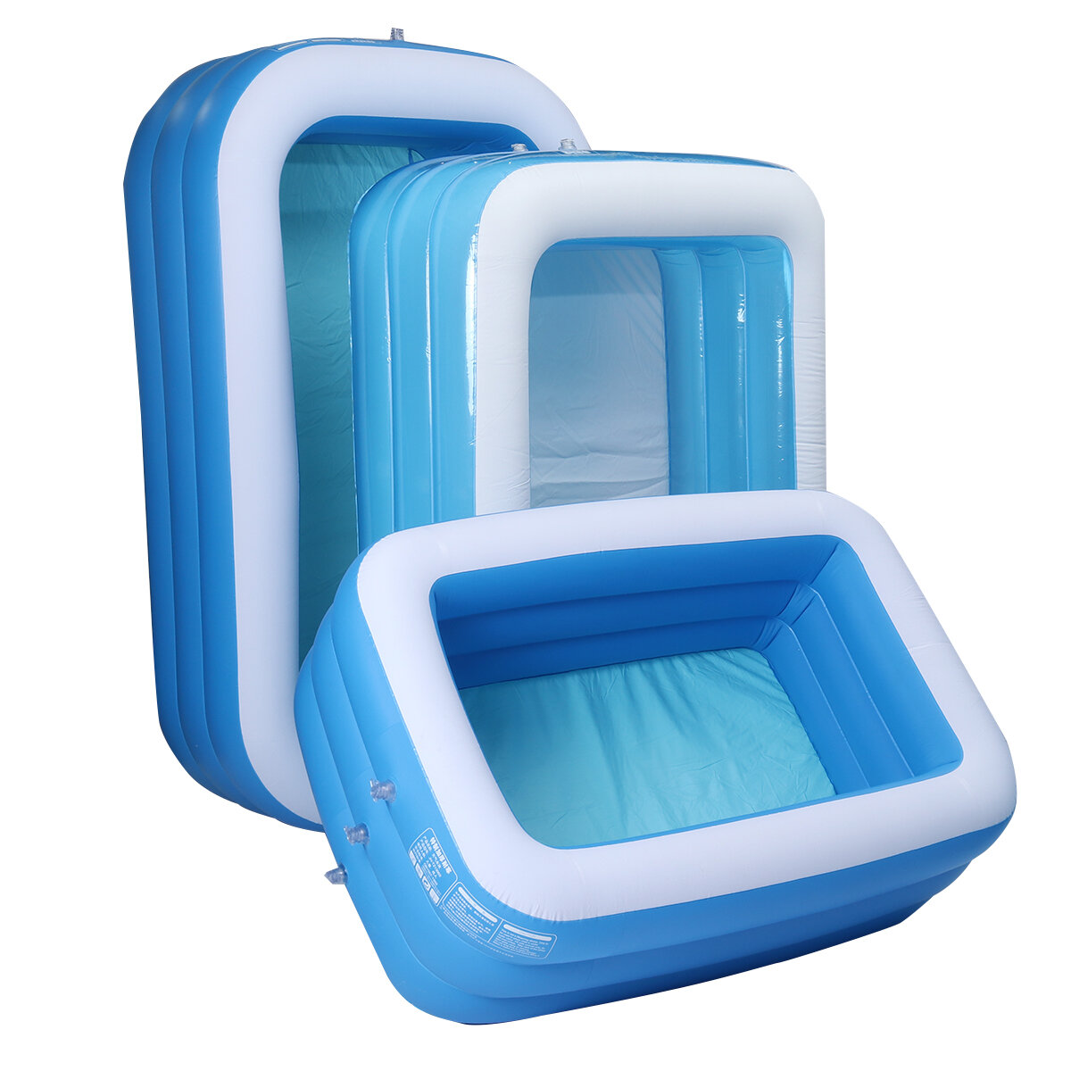 Children's Inflatable Swimming Pool Square Thickened Ocean Ball Pool Outdoor Home Baby Family Pool C