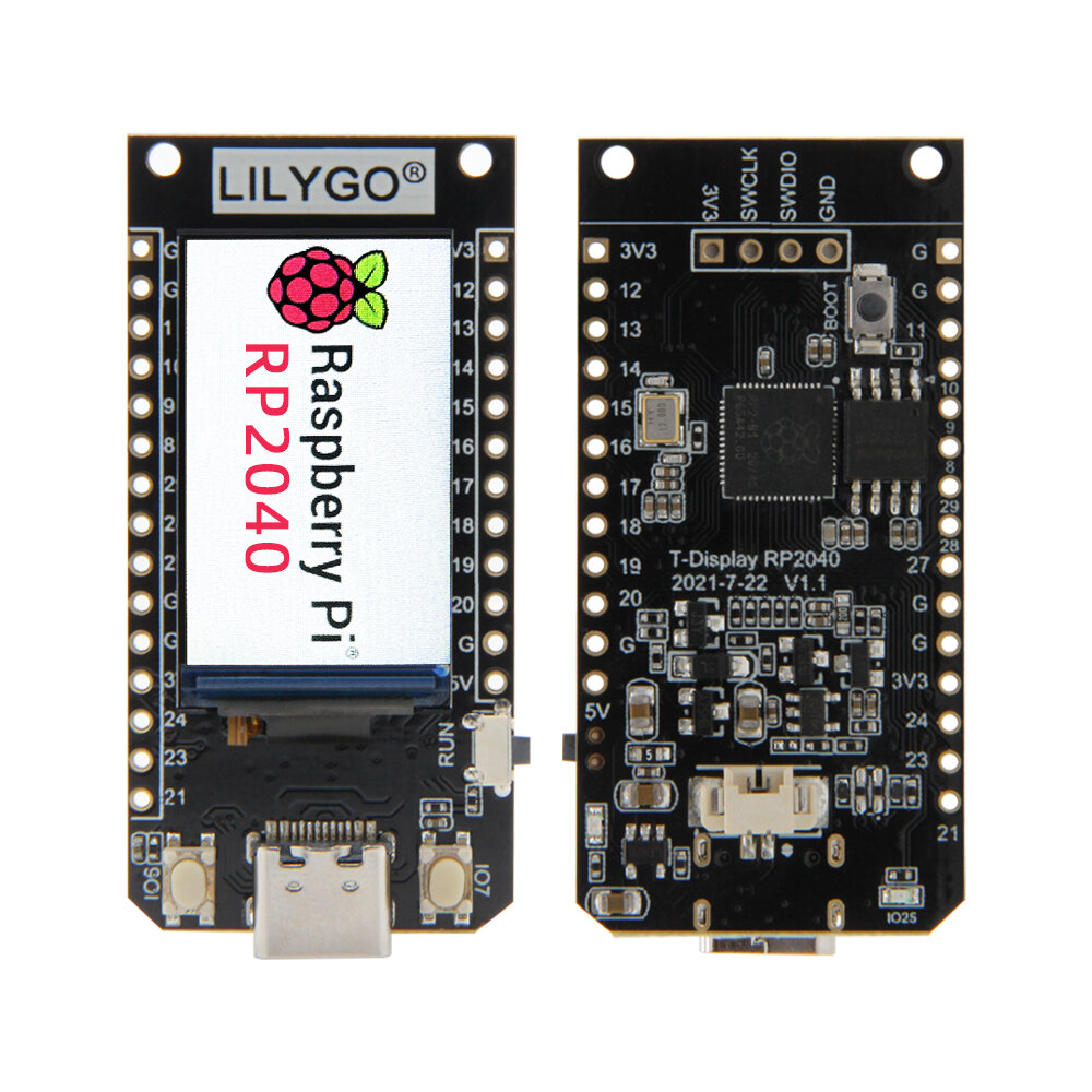 LILYGO? TTGO T-Display RP2040 Raspberry Pi Module 1.14 inch LCD Development Board