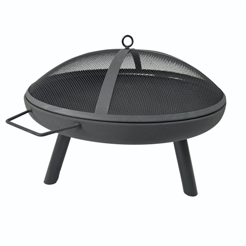 [USA Direct] Grelha redonda utilitária para forno, fogão aquecedor tipo caldeirão simples para área externa, 8811