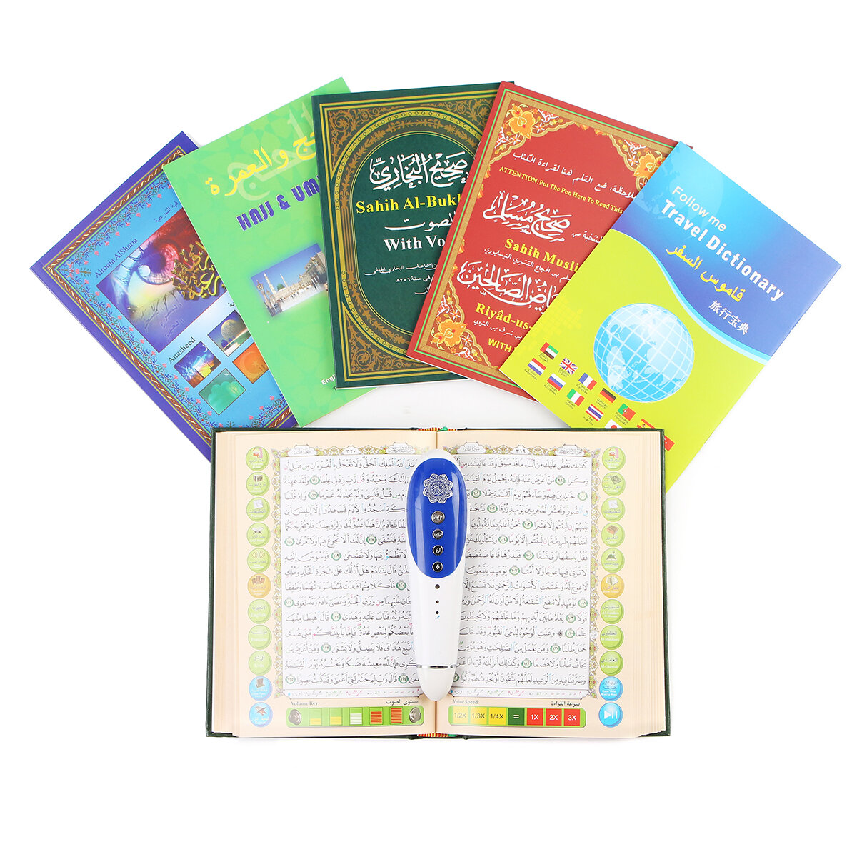 Digitale Heilige Koran 8GB Reading Pen Reader islamitische gebed spreker