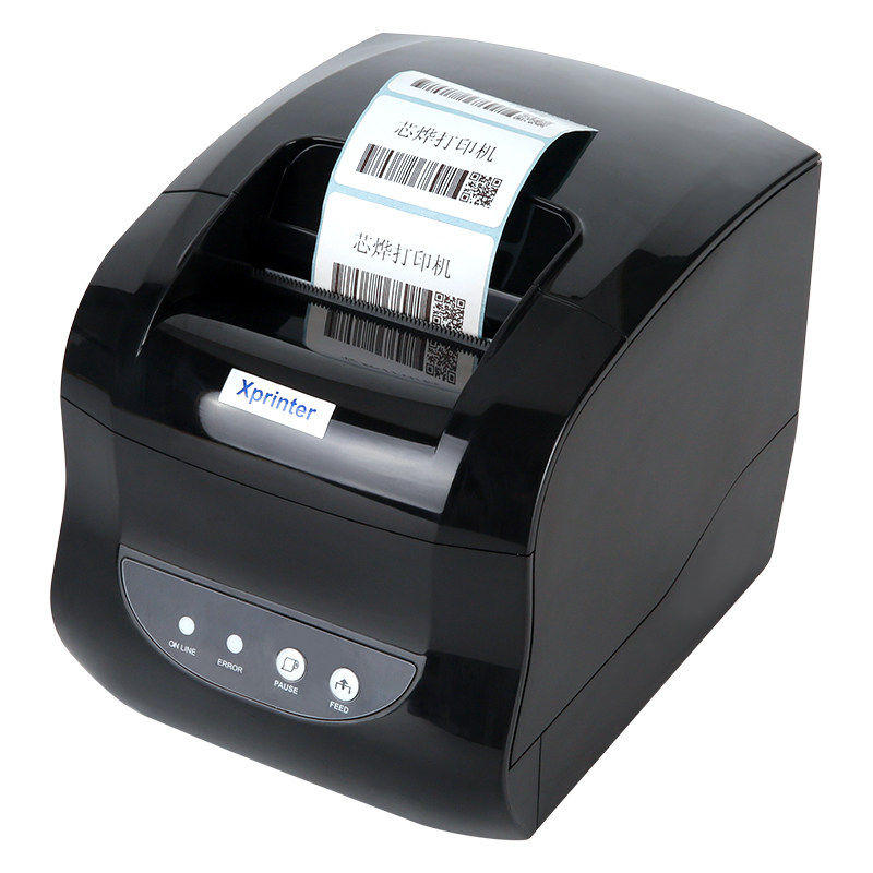 Xprinter XP-365B Thermische bonprinter Bill POS Printer Barcodes QR-codes Printer USB-poort voor sup