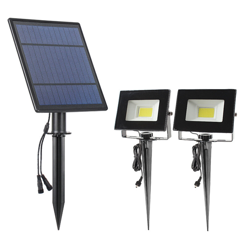 T-SUN LED Solar Light Outdoor Garden Solar Spotlight 2 Mode Lichtsensor Solar Wandlampen voor Garden