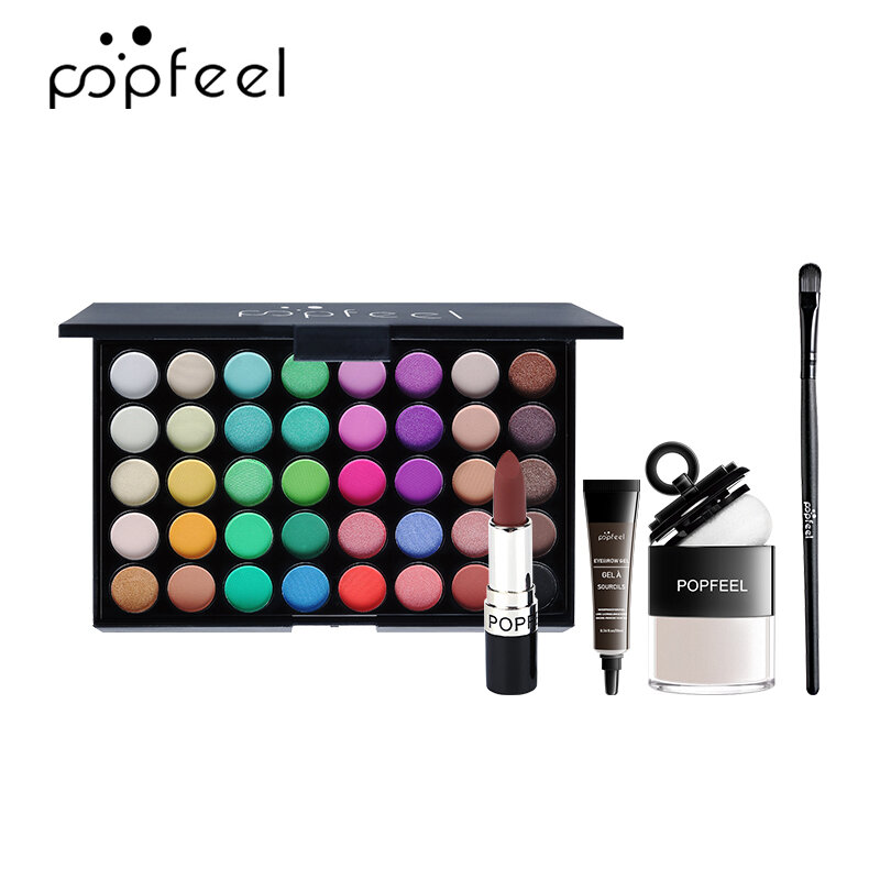 

POPFEEL 5Pcs Makeup Set Easy To Apply