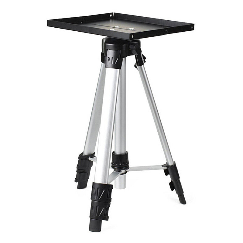 

1.15M Portable Metal Projector Stand with Projection Tray Adjustable Multifunctional Stable Floor Tripod Bracket for Hom