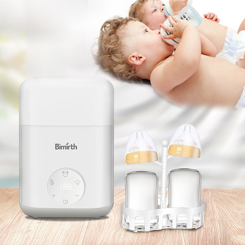 

Multi-function Constant Temperature Double Bottle Warmer Touch Screen Milk Quick Heater Baby Bottle Sterilizer