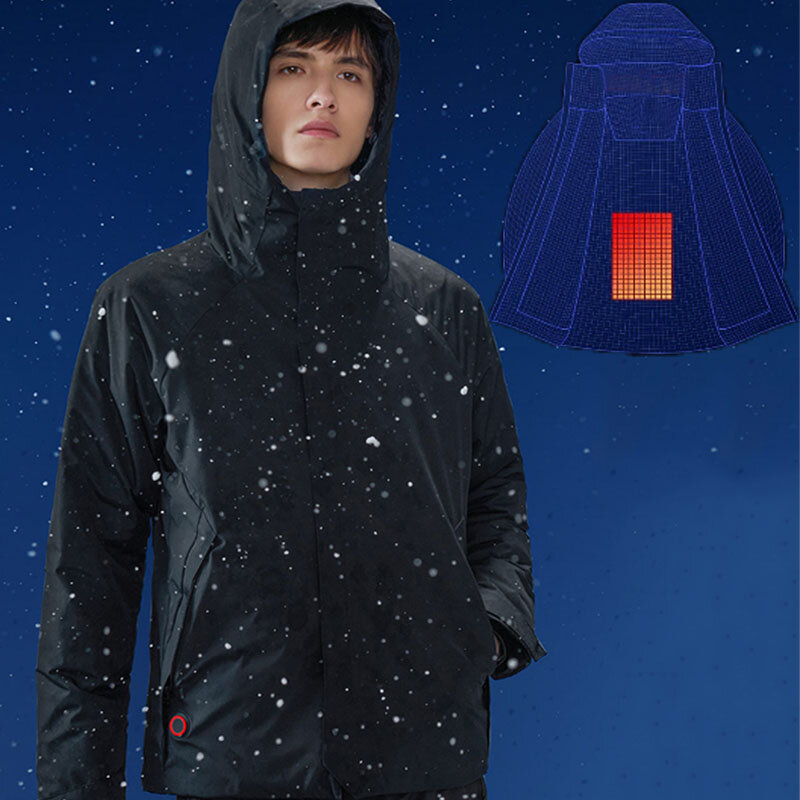 Cotton Smith Y-Warm Intelligent Heating Jacket Waterproof Breathable Warm Winter Men's Heating Jacke