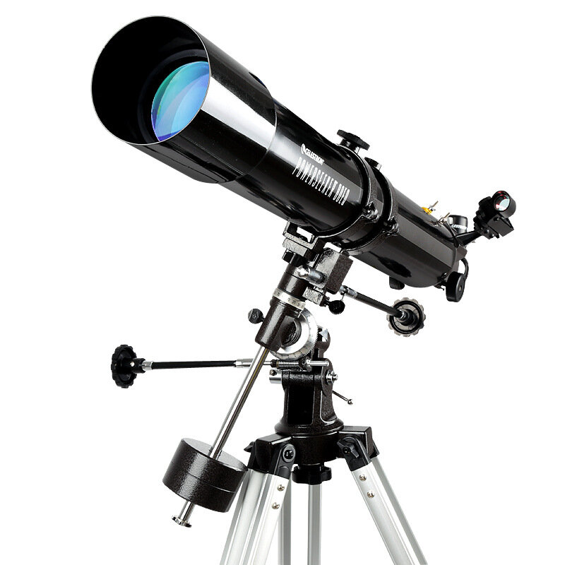 Manual do telescópio de zoom CELESTRON PowerSeeker 80EQ 45-225X Monóculos de telescópio de abertura equatorial alemão 80 mm para adultos