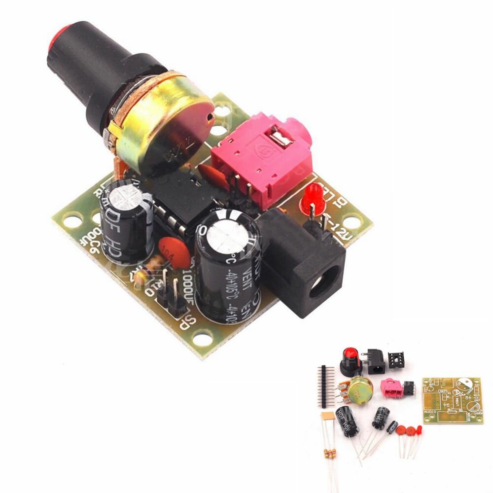 LM386 Sound Board Power Amplifier DC 3 12V Stereo Amplifier From 