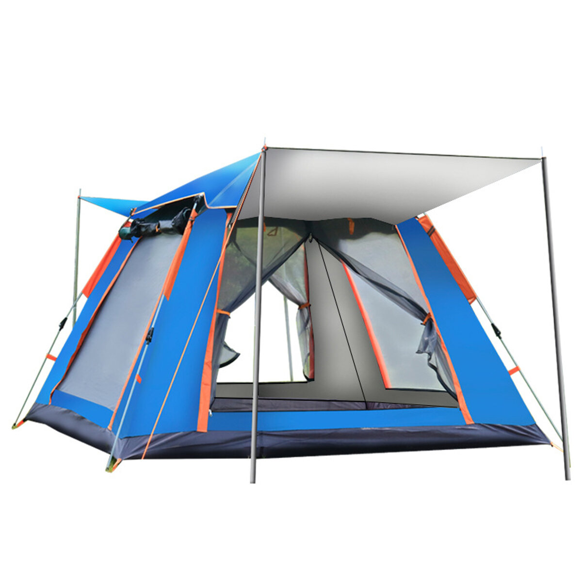 Полностью автоматическая палатка для 4-5 человек UV Защищенные укрытия для семейного пикника и путешествия На открытом воздухе Непромока