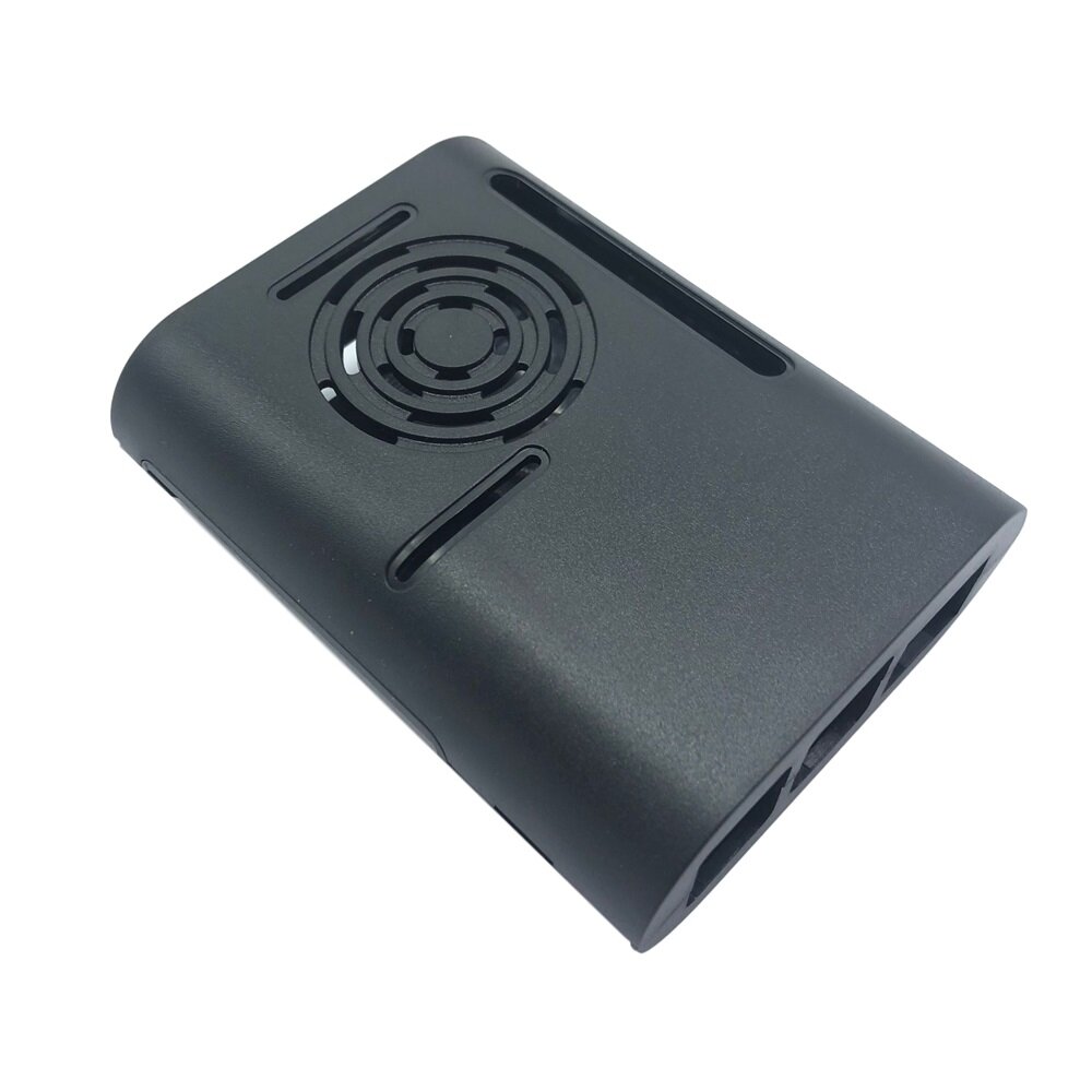 ABS-behuizing Zwarte transparante doos Behuizing met koelventilator Compatibel met koellichamen voor