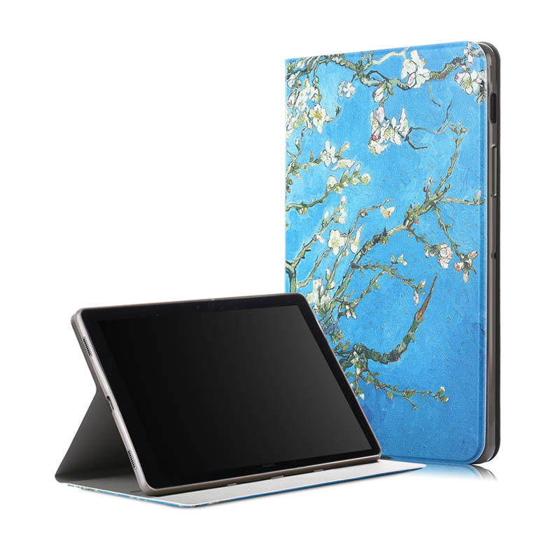 

Folio Stand Tablet Case Cover for Samsung Galaxy Tab S5E 10.5 SM-T720 SM-T725 - Apricot blossom