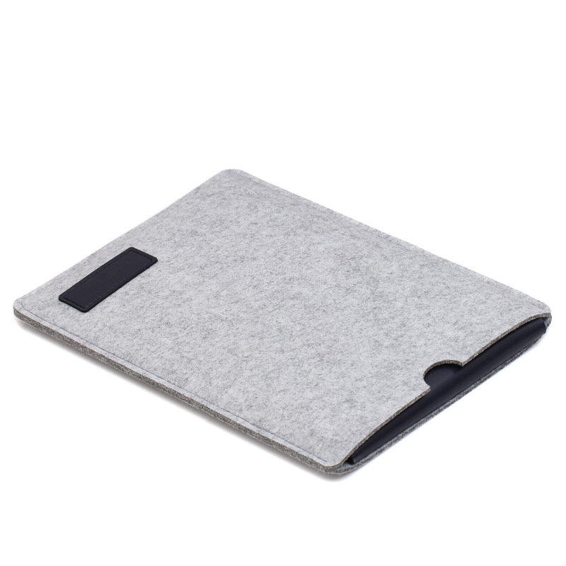 Felt Laptop Bag Soft Laptop Protective Bag With Mouse Pad Design For Laptop 11-15 inch MacBook Table