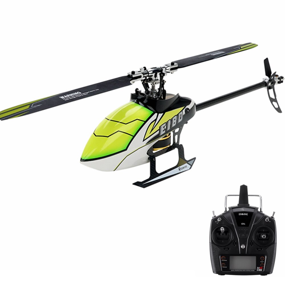 Eachine E180 V2 6CH 3D6G-systeem Dual Brushless Direct Drive Motor Flybarless RC Helicopter RTF Comp