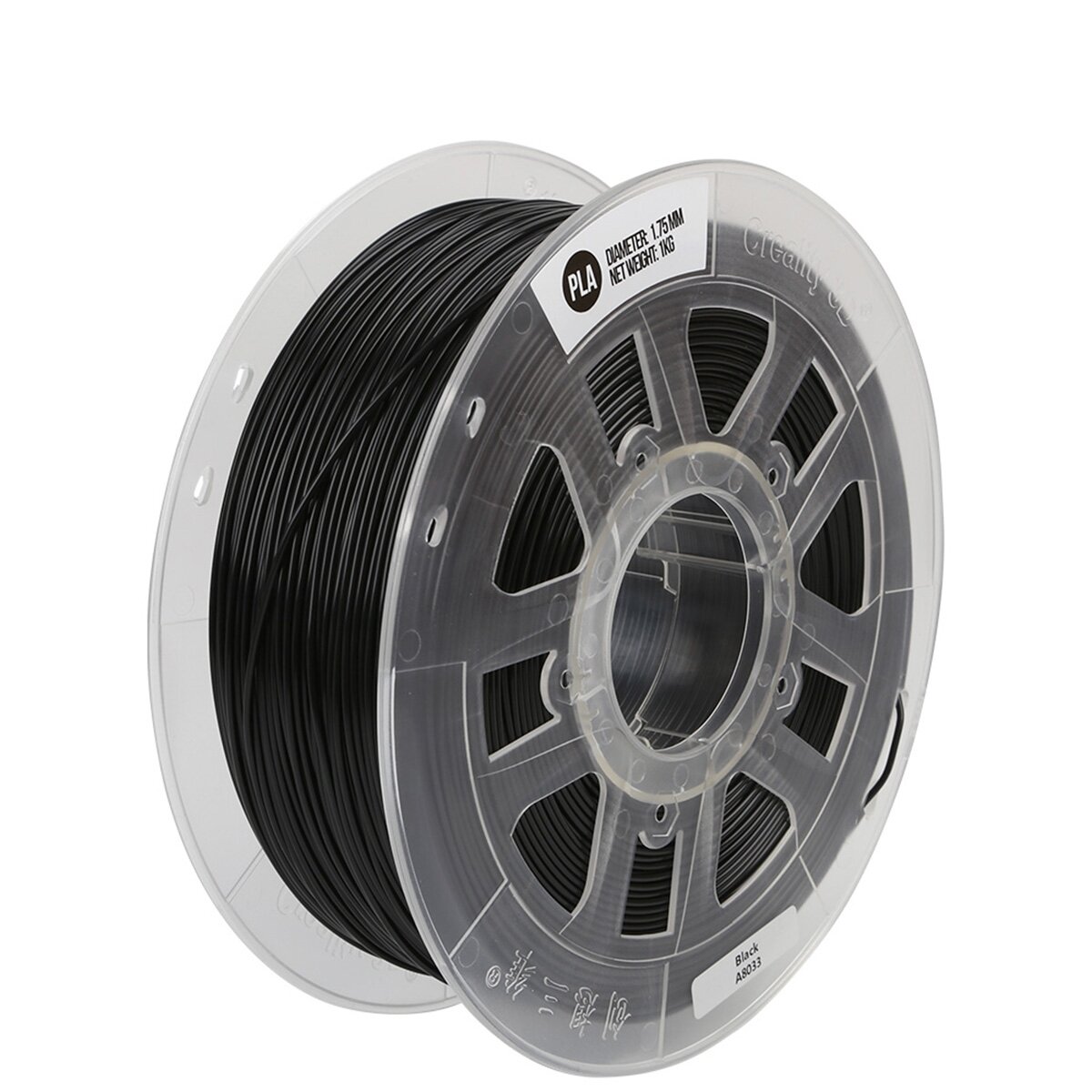 Creality 3DÂ® Black 1KG 1.75mm PLA Filament For 3D Printer