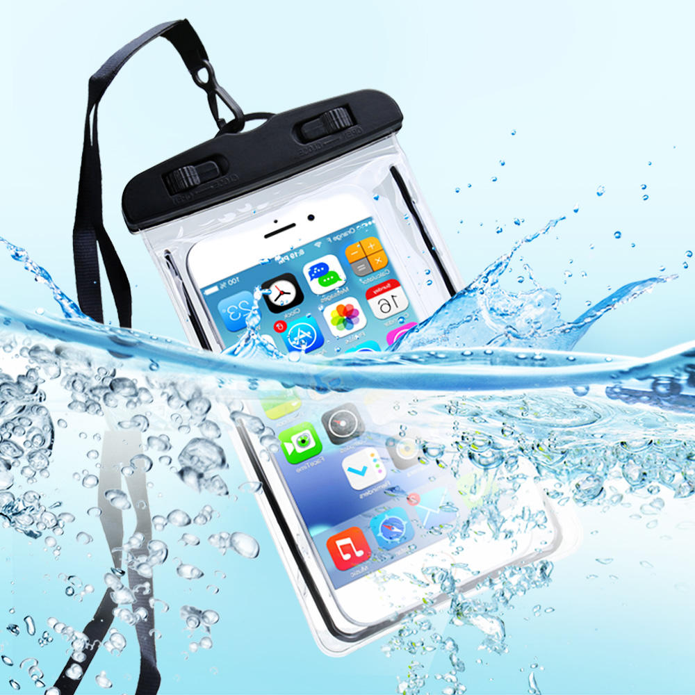 Kisscase Lichtgevende Touch Screen Waterdichte Telefoon Tas Voor 4.0-6.5 inch Smart Phone iPhone XS 