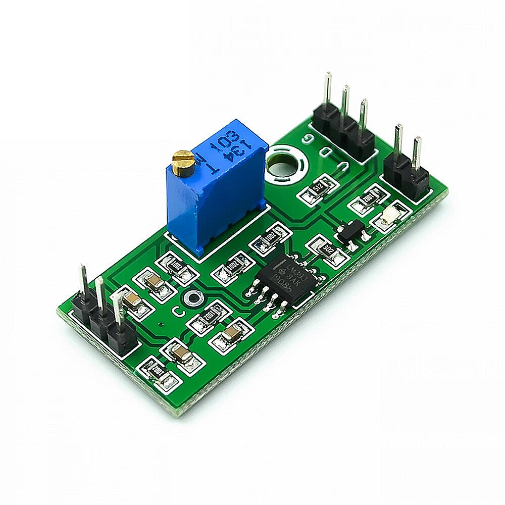 

LM393 Voltage Comparator Module Adjustable Precision Signal Waveform Shaping High Level Dual Output LED Indication Modul