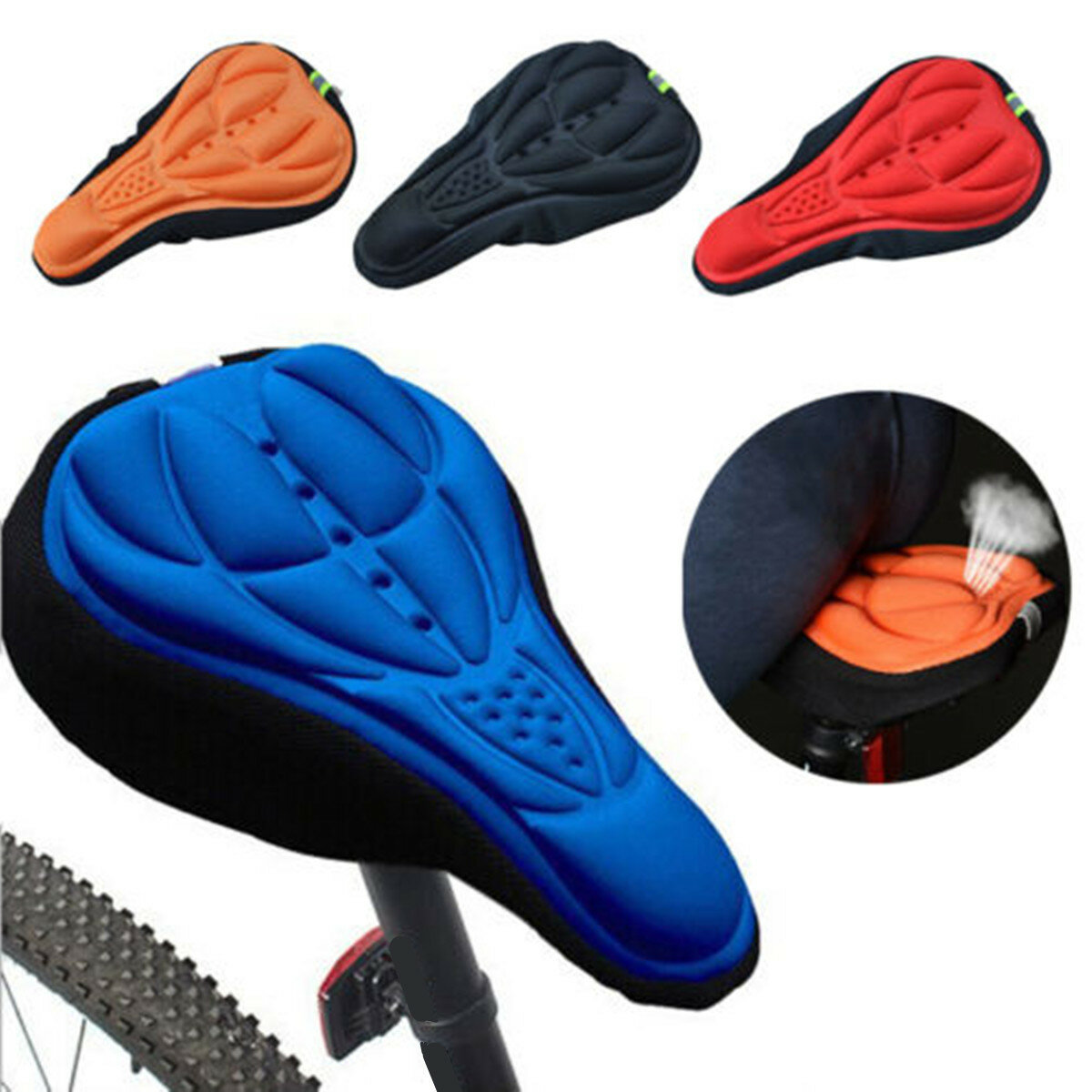 Outdoor cycling 3d bicycle silicone gel 