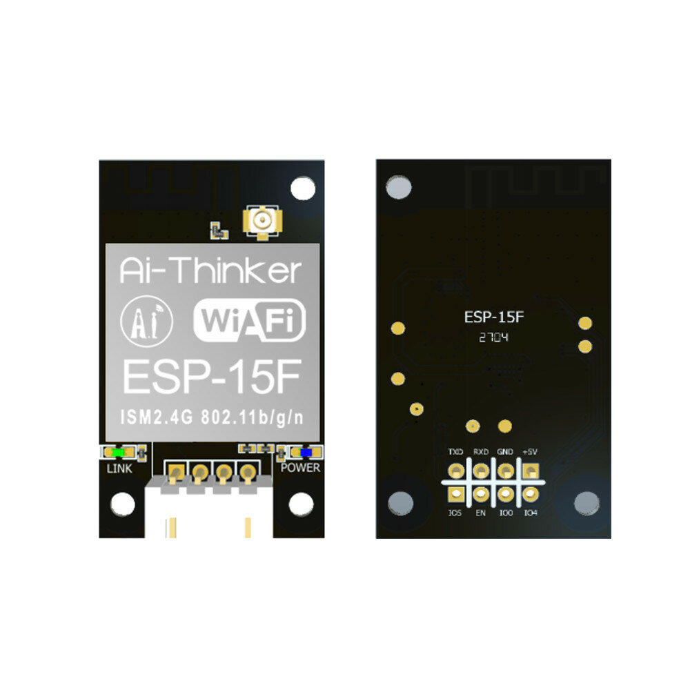 

AI-Thinker® ESP8266 Serial WiFi Wireless Transparent Transmission Module Onboard/External Antenna ESP-15F