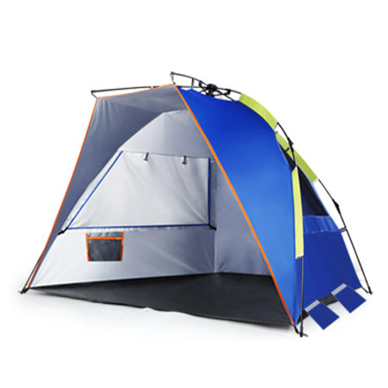 En plein air 2 personnes double tente de camping automatique imperméable à l'eau monocouche UV plage parasol Canopy