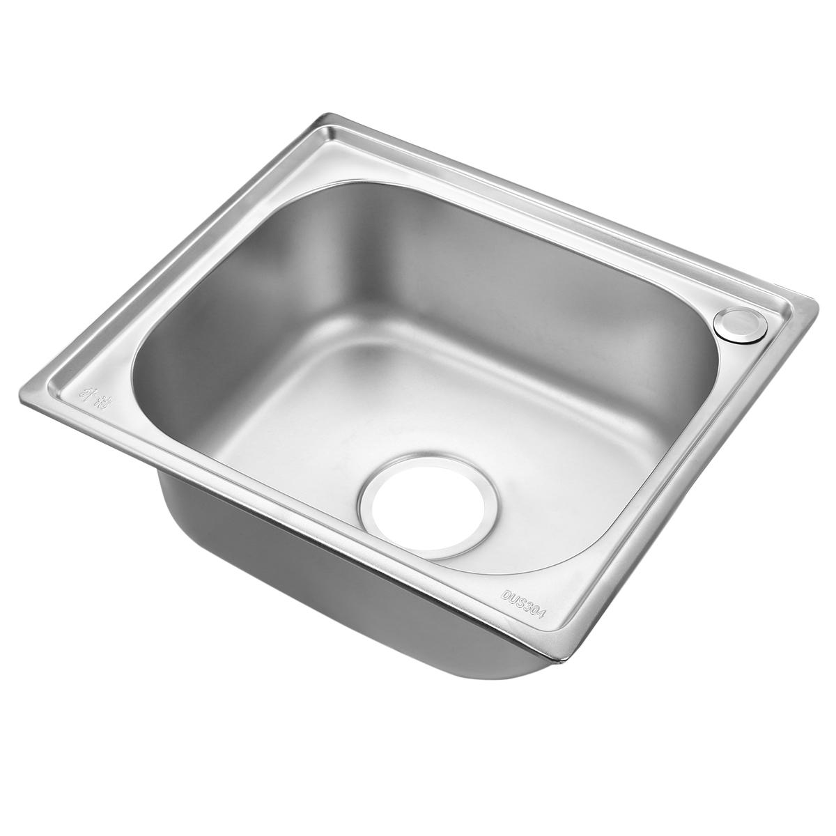 450x390x190mm 304 Stainless Steel Kitchen Sink Top Undermount