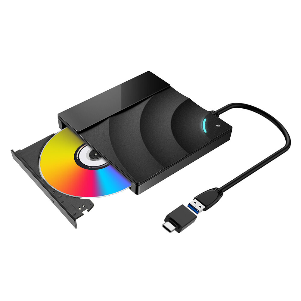 

BlitzWolf® BW-VD2 Внешний привод Blu-Ray DVD Проигрыватель 3D 4K Порты USB3.0 Type-C Оптические приводы для WIN/MAC
