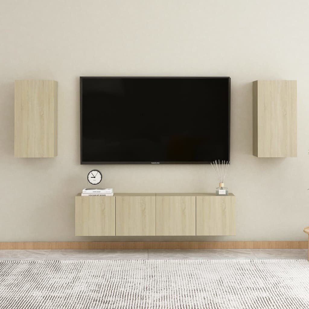 

TV Cabinets 2 pcs Sonoma Oak 12"x11.8"x23.6" Chipboard