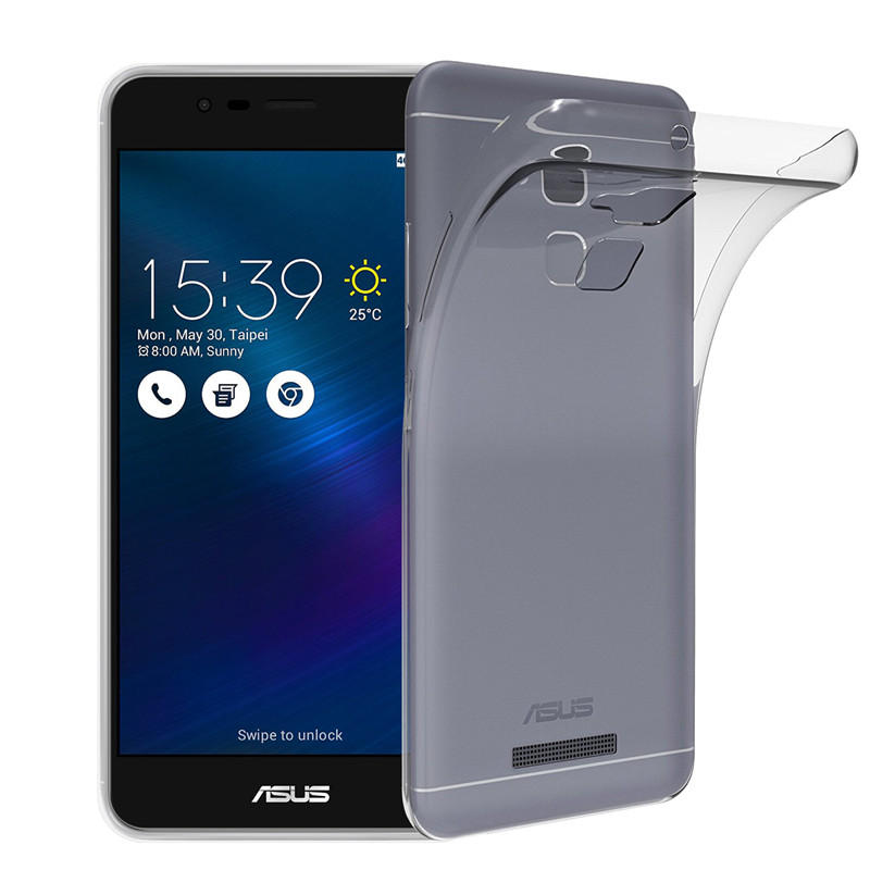 Bakeey Transparent Shockproof Soft TPU Back Protective Case for ASUS Zenfone 3 Max ZC520TL