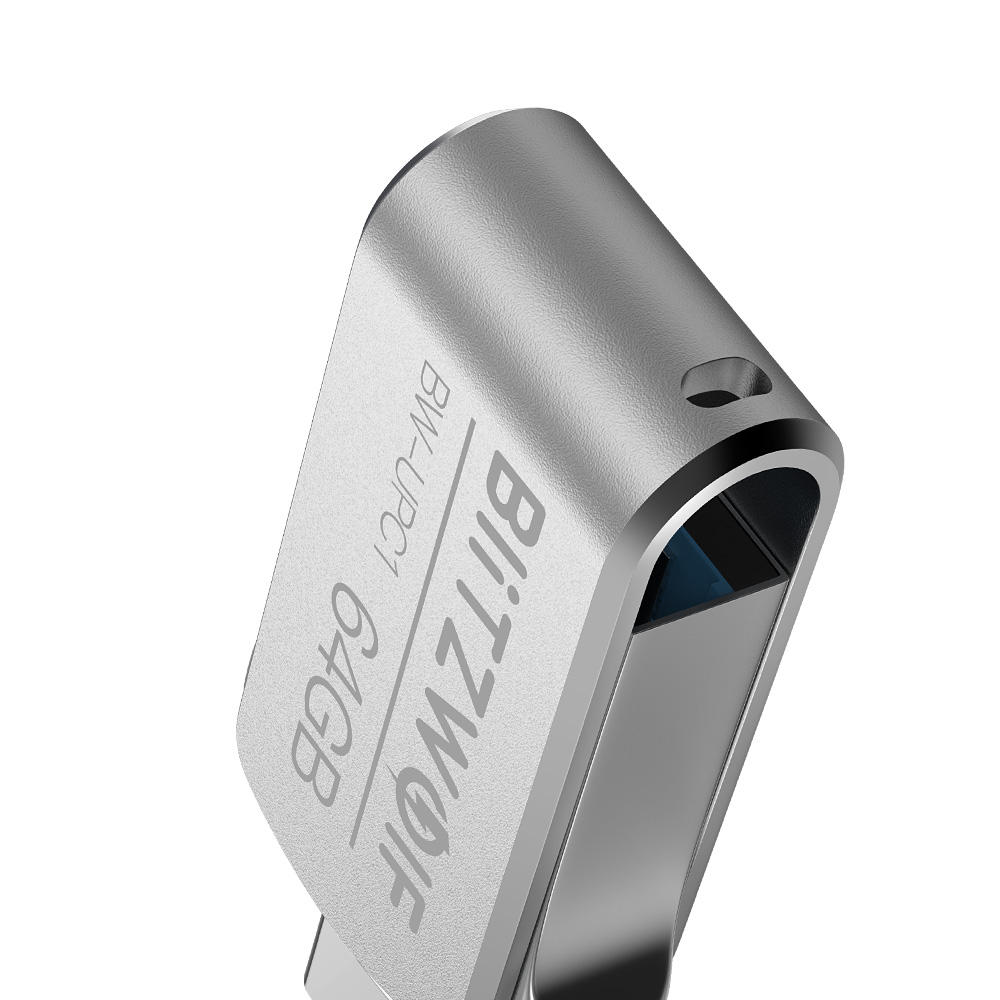 BlitzWolf®BW-UPC1 2-in-1 Type-C USB 3.0アルミ合金16GB 32GB 64GB OTG USB Flashドライブ